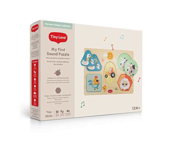 Музичний дерев'яний пазл "Farmers Funday"