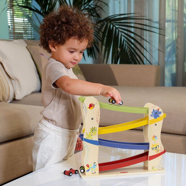 Ігровий дерев'яний трек з машинками "Born to Party"